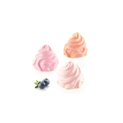 SILIKOMART Moule Silicone|Moules À Gâteaux|Moule Silicone Chantilly Ø 7,3 cm x H 6,5 cm (x6) Professional