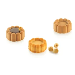 SILIKOMART Moule Silicone|Moules À Gâteaux|Moule Silicone Charlotte XS Ø 3,8 x H 1,8 cm (x18)