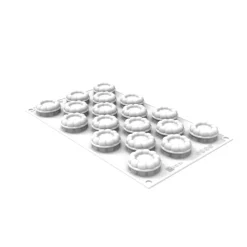 SILIKOMART Moule Silicone|Moules À Gâteaux|Moule Silicone Charlotte XS Ø 3,8 x H 1,8 cm (x18)