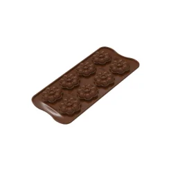 SILIKOMART Moules À Chocolat|Moule Silicone|Moule Silicone Chocolat Fleurs (x8) Easy Choc