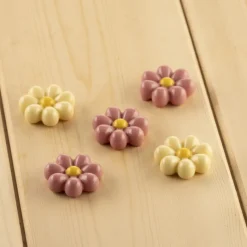 SILIKOMART Moules À Chocolat|Moule Silicone|Moule Silicone Chocolat Fleurs (x8) Easy Choc