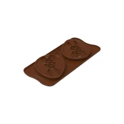 SILIKOMART Moules À Chocolat|Moule Silicone|Moule Silicone Chocolat Tablette Œuf Lapin (x2) Easy Choc