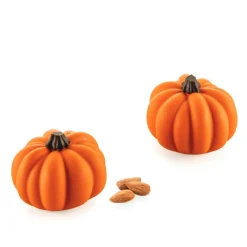 SILIKOMART Moule Silicone|Moule Silicone Citrouille Delica Ø 6,7 x H 5 cm (x6)