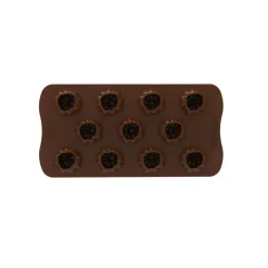 SILIKOMART Moules À Chocolat|Moule Silicone|Moule Silicone Citrouille Delica Chocolat Ø 3,2 x H 2,5 cm Easy Choc (x11)