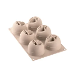 SILIKOMART Moule Silicone|Moules À Gâteaux|Moule Silicone Coccola Ø 7 x H 5,5 cm (x6)