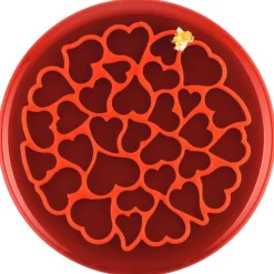 SILIKOMART Moule Silicone|Moules À Gâteaux|Moule Silicone Coeur ⌀ 18 x H 0,25 cm