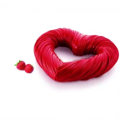 SILIKOMART Moule Silicone|Moules À Gâteaux|Moule Silicone Coeur Heartbeat 25 x 22 x H 5,2 cm