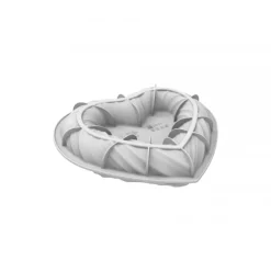 SILIKOMART Moule Silicone|Moules À Gâteaux|Moule Silicone Coeur Heartbeat 25 x 22 x H 5,2 cm