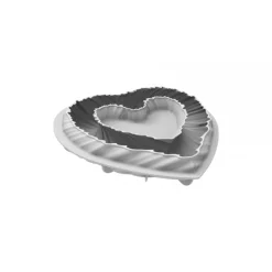 SILIKOMART Moule Silicone|Moules À Gâteaux|Moule Silicone Coeur Heartbeat 25 x 22 x H 5,2 cm