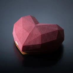 SILIKOMART Moule Silicone|Moule Silicone Coeur Origami 15x13,5 cm Professional