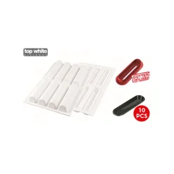 SILIKOMART Moule Silicone|Moule Silicone Cylindre (x8) Professional