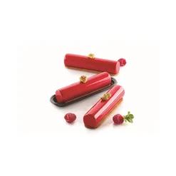 SILIKOMART Moule Silicone|Moule Silicone Cylindre (x8) Professional