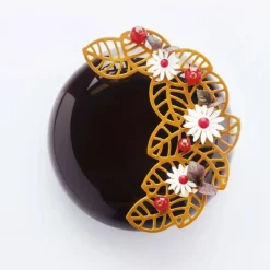 PAVONI Moules À Chocolat|Décoration Comestible|Moule Silicone Décor Feuilles 14,1 x 10 x H 0,2 cm (x3)