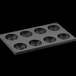 PAVONI Moule Silicone|Moule Silicone Décor Hypnose Ø 6 cm x H 1 cm (x8)