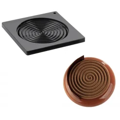 PAVONI Moule Silicone|Moule Silicone Décor Hypnose Ø 16 cm x H 1 cm (x1)