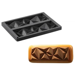 PAVONI Moule Silicone|Moule Silicone Décor Iceberg 21 x 7 cm x H 1,4 cm (x2)