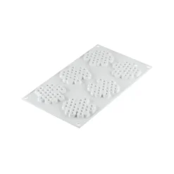 SILIKOMART Moule Silicone|Moules À Gâteaux|Moule Silicone Décor Miel Ø 7,5 cm x H 0,8 cm (x6) Professional