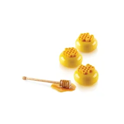 SILIKOMART Moule Silicone|Moules À Gâteaux|Moule Silicone Décor Miel Ø 4,5 cm x H 0,8 cm (x15) Professional