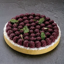 PAVONI Moule Silicone|Moule Silicone Décor Mûres Ø 18 cm x H 2,2 cm