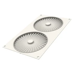 SILIKOMART Moule Silicone|Moules À Gâteaux|Moule Silicone Décors Skirt Ø 14 x H 1 cm (x2)