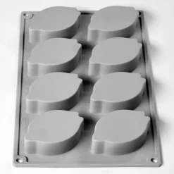 PAVONI Moule Silicone|Moule Silicone Demi-Citron 30 x 17.5 cm (x8)