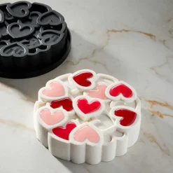 PAVONI Moule Silicone|Moules À Gâteaux|Moule Silicone Eros 2.0 Ø 18 cm x H 4,5 cm Pavocake