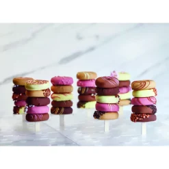 PAVONI Moule Silicone|Moules À Gâteaux|Moule Silicone Glace Mini Donuts 4,6 x 3,5 cm x H 1,2 cm (x20)