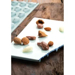 PAVONI Moule Silicone|Moule Silicone Gourmand Amande 3,4 x 2,1 x H 1,1 cm (x30)