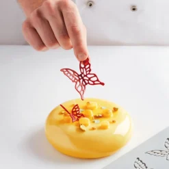 PAVONI Moules À Chocolat|Décoration Comestible|Moule Silicone Gourmand Grand Papillon 6 x 5,8 x H 0,2 cm (x8)