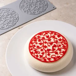 PAVONI Moule Silicone|Moule Silicone Gourmand Jardin Ø 14 cm x 0,2 cm (x2)