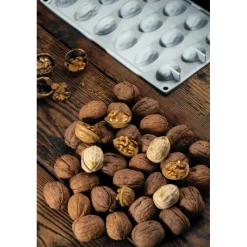 PAVONI Moule Silicone|Moule Silicone Gourmand Noix 3,8 x 2,8 x H 1,6 cm (x18)