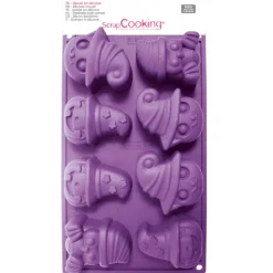 SCRAPCOOKING Pierre À Griller|Moule Silicone|Moule Silicone Halloween Violet