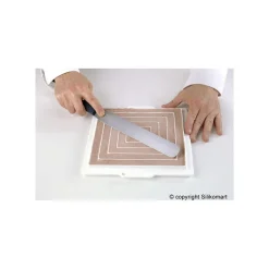 SILIKOMART Moule Silicone|Moule Silicone Insert 12 Carrés 26 cm Professional