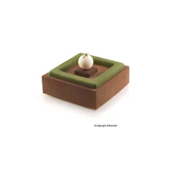 SILIKOMART Moule Silicone|Moule Silicone Insert 12 Carrés 26 cm Professional