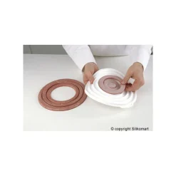 SILIKOMART Moule Silicone|Moule Silicone Insert 12 Cercles Ø 26 cm Professional