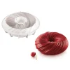 SILIKOMART Moule Silicone|Moules À Gâteaux|Moule Silicone Intreccio Ø 18 cm x H 6 cm Professional