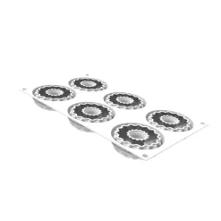 SILIKOMART Moule Silicone|Moule Silicone Kaleido Ø 7,5 x H 2,5 cm (x6)