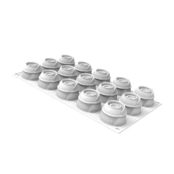 SILIKOMART Moule Silicone|Moule Silicone Mini Givré Ø 4 x H 3 cm (x15)