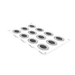 SILIKOMART Moule Silicone|Moule Silicone Nebula 5,1 x 3,7 x H 3 cm (x12)