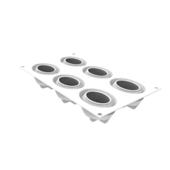 SILIKOMART Moule Silicone|Moule Silicone Nebula GM 7,5 x 5,2 x H 4,7 cm (x6)