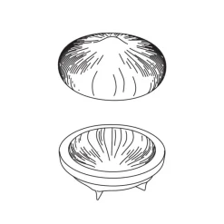 PAVONI Moule Silicone|Moules À Gâteaux|Moule Silicone Noisette 1155 ml Cédric Grolet