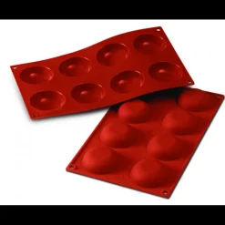 SILIKOMART Moule Silicone|Moule Silicone Pomponnettes 6 cm x H 2 cm (x8)