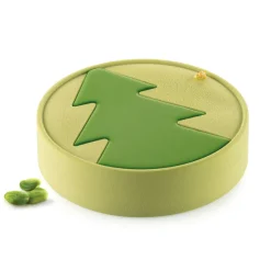 SILIKOMART Moule Silicone|Moule Silicone Sapin Hiver Ø 20 x H 5 cm