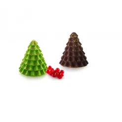 SILIKOMART Moule Silicone|Moules À Gâteaux|Moule Silicone Sapin Magique Ø 6,7 x H 7,4 cm (x6)