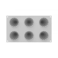 SILIKOMART Moule Silicone|Moules À Gâteaux|Moule Silicone Sapin Magique Ø 6,7 x H 7,4 cm (x6)