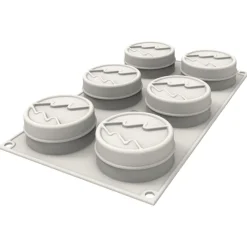 SILIKOMART Moule Silicone|Moules À Gâteaux|Moule Silicone Sapin Mini Hiver Ø 7 x H 3 cm (x6)