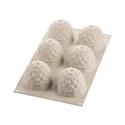 SILIKOMART Moule Silicone|Moules À Gâteaux|Moule Silicone Segreti del bosco Ø 6,5 x H 5,5 cm (x6)