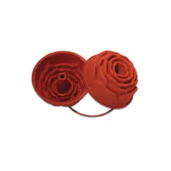 SILIKOMART Moule Silicone|Moules À Gâteaux|Moule silicone souple professionnel forme Rose Ø22 cm