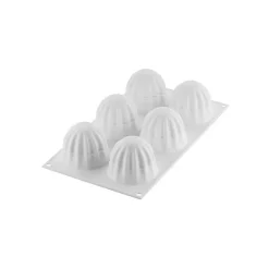 SILIKOMART Moule Silicone|Moules À Gâteaux|Moule Silicone Sphère Supernova Ø 6,4 cm x H 5,6 cm (x6) Professional