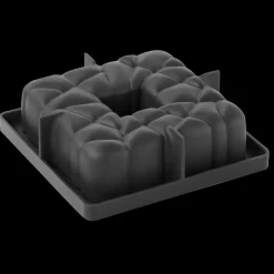 PAVONI Moule Silicone|Moules À Gâteaux|Moule Silicone Tarte Square 15 x H 5,5 cm